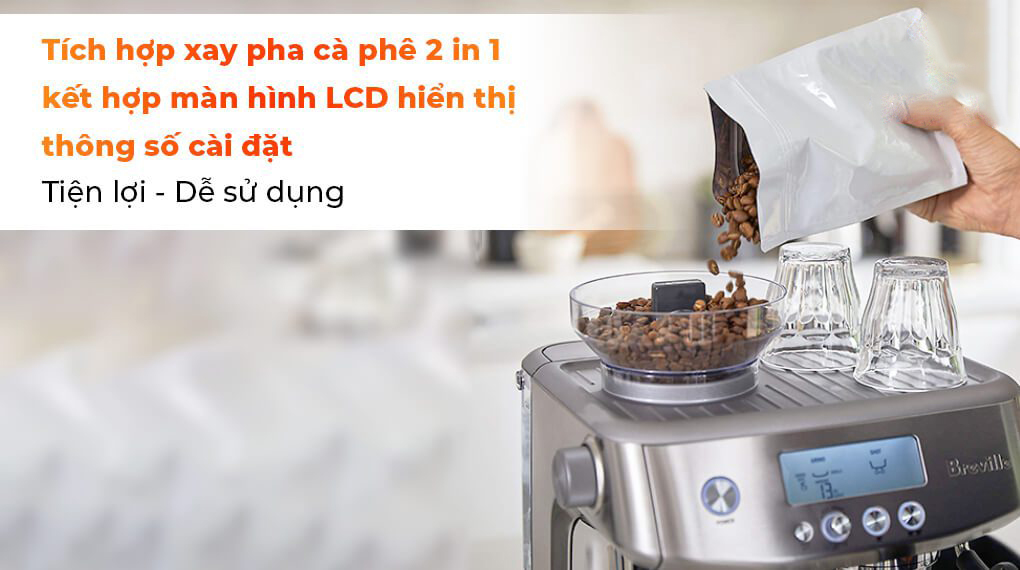 Bí Quyết Vàng - Cách Làm Sạch Máy Xay Cà Phê Breville Chuẩn Chuyên Gia